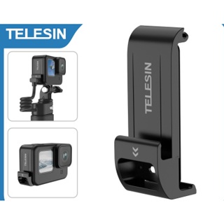 Telesin ฝาครอบด้านข้าง กันน้ํา ถอดง่าย ชาร์จแบตเตอรี่ Type-C สําหรับ GoPro Hero 11 10 9 11 10 9