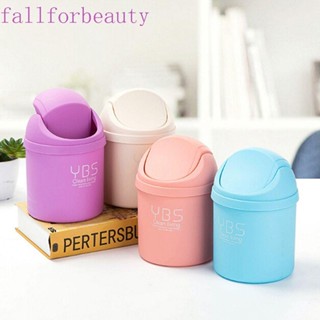 Fallforbeauty ถังขยะน่ารัก พร้อมฝาปิด สีแคนดี้ สําหรับบ้าน ห้องครัว ห้องนั่งเล่น 1 ชิ้น