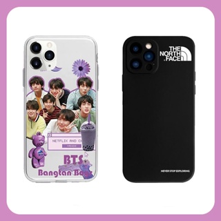 THE NORTH FACE BTS เคส OPPO A5S เคส OPPO F9 A7 A12 A15 A15S A57 2022 A76 A96 A55 A9 2020 A5 2020 A55 A95 A74 A16