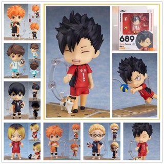 ฟิกเกอร์ Haikyuu Nendoroid Volleyball Boy Kuroo Tetsuro 689 Oikawa Hinata 605 Shoyo TKageyama1455 เปลี่ยนหน้าได้