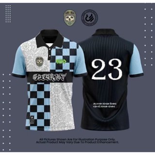 [พร้อมส่ง] เสื้อกีฬาแขนสั้น ลาย Blackblue สไตล์เรโทร 2023