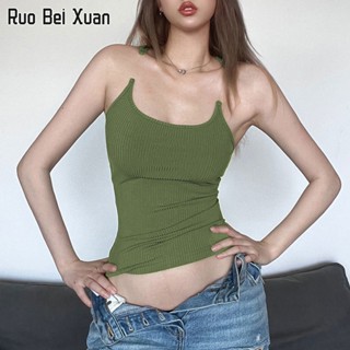 RUO BEI XUAN เสื้อชั้นในสตรีฤดูร้อนใหม่สีทึบการเพาะปลูกด้วยตนเองสไตล์สตรีทแฟชั่นยกทรงสตรี