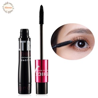 AHOUR Cosmetic Makeup Eyelashes Extension Mascara Peacock Fiber Cosmetics Gecomo Black 360 Degrees Eyelash Curling