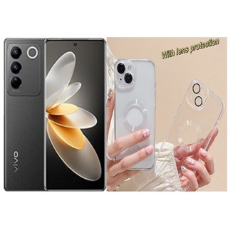 เคสโทรศัพท์มือถือ ซิลิโคนนิ่ม TPU ใส กันกระแทก สําหรับ VIVO V27 V27e S16e S16 Pro Y16 Y100 Y56 Y02S Y02 Y11 Y22 Y22S Y35 Y12 Y15 Y17 Y91 Y93