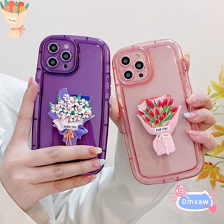 เคสโทรศัพท์มือถือแบบนิ่ม TPU ใส กันกระแทก ลายดอกทานตะวัน ดอกลิลลี่ ดอกทิวลิป 3D สําหรับ Vivo V27 V25 Pro V25E V21E Y73 2021 4G T1 Y75 Y55 Y33S 5G