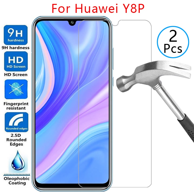 กระจกนิรภัยป้องกันหน้าจอสําหรับ huawei y8p กรณีสําหรับ huaweiy8p huawey y 8p 8 y8 p yp8 8yp ป้องกันโ