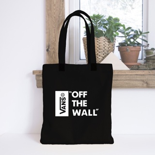 กระเป๋าหิ้ว สะพายไหล่ ลาย Vans Off the Wall ขนาด 40 ซม. x 35 ซม. สําหรับผู้หญิง OCXT