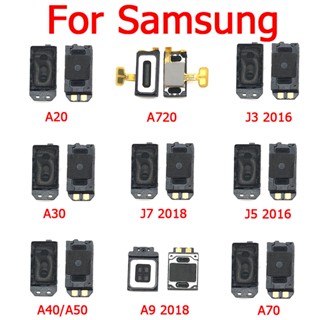  หูฟัง แบบยืดหยุ่น สําหรับ Samsung A9 A8 A6 A7 J7 J6 J8 J4 2018 J3 J5 2016 A20 A30 A40 A50 A70