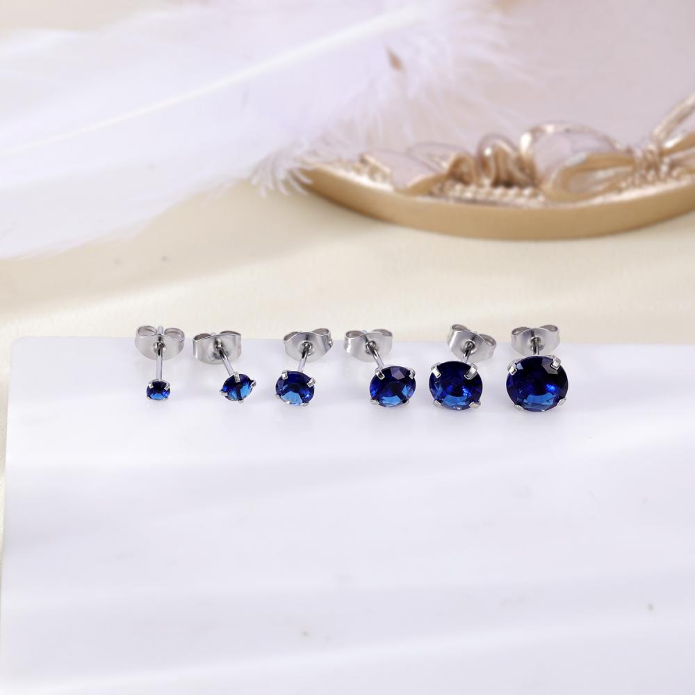 1 ชิ้น 3/4/5/6/7/8 มม. สี คริสตัล ต่างหูสตั๊ด สเตนเลส กระดูกอ่อน ต่างหู Tragus Conch Helix เจาะ ต่างหูสตั๊ด