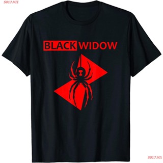 S017.VII 2022 Black Widow Spider Gift T-Shirt เสื้อยืดพิมพ์ลาย