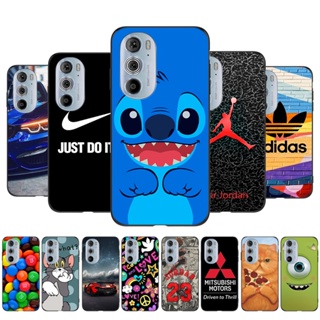 เคสโทรศัพท์มือถือ ซิลิโคนนิ่ม Tpu ลาย Stitch สีดํา สําหรับ Motorola Edge 30 Pro 5G Moto Edge30Pro