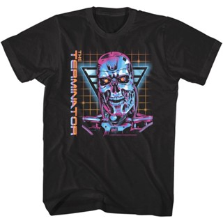 XNRTerminator T-800 Retro 80s Mens T Shirt Cyberdyne Systems Cyborg Robot Sci-Fi_02