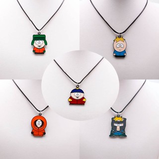 เครื่องประดับ สร้อยคอ จี้ตุ๊กตาการ์ตูนอนิเมะ The South Park Cartman Butters Skull Kenny เหมาะกับทุกเพศ