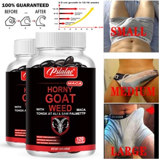 Horny Goat Weed 1000 มก. ความแข็งแรงสูงสุด - Maca Root, Ginseng, Tongkat Ali Root, Saw Palmetto, L-Arginine - ผลิตในสหรัฐอเมริกา - Endurance &amp; Energy Complex