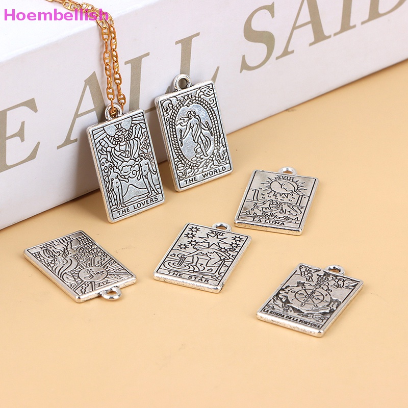 Hoe> จี้ไพ่ทาโรต์ แม่มด ดวงจันทร์ ดวงอาทิตย์ Ch สําหรับทําเครื่องประดับ สร้อยคอ สร้อยข้อมือ DIY 1 ชิ