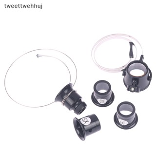 Tw แว่นขยาย 5X 10X 15X 20X Loupe พร้อมเลนส์แว่นตา สําหรับซ่อมนาฬิกาข้อมือ