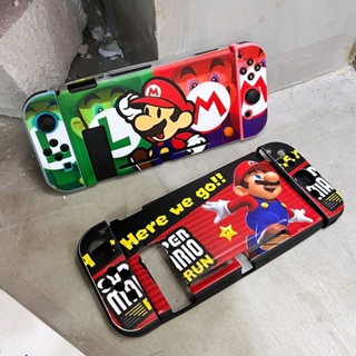 เคสซิลิโคน TPU ลายการ์ตูนอนิเมะ Super Mario สําหรับ Nintendo Switch