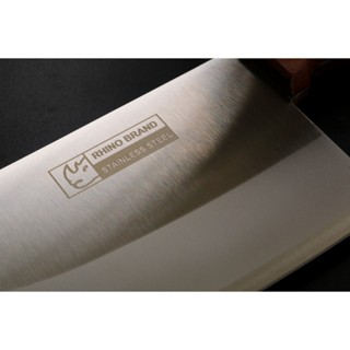 มีด มีดเขียงหมู Rhino Brand Butcher Knife No.832 ด้ามไม้ (ของแท้) ko