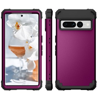 3 in 1 เคสแข็ง ไฮบริด กันตก สําหรับ Google Pixel 7 7 Pro Pixel 6 6 Pro 6A Pixel 5 5A 5G