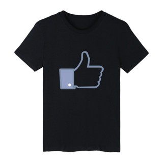 ขายดี Alimoo Facebook เสื้อยืดแขนสั้น ผ้าฝ้าย ขนาดใหญ่ แฟชั่นฤดูร้อน สําหรับผู้ชาย 1784C 101382