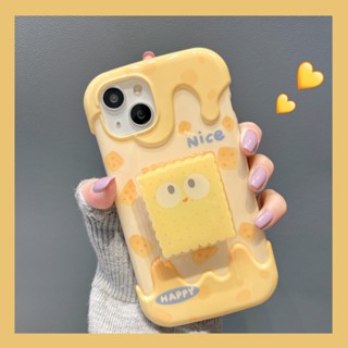 เคสโทรศัพท์มือถือ กันกระแทก ลายการ์ตูนคุกกี้น่ารัก สําหรับ iphone 11 Pro Max 12 13 14 Pro Max 7 8 Plus SE2020 XR XS Max XS Max