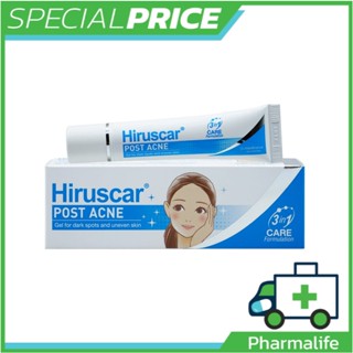 (แพคเกจใหม่ล่าสุด) Hiruscar Post Acne 10g. ฮีรูสการ์ โพสต์ แอคเน่ เจล 10 กรัม [PF]