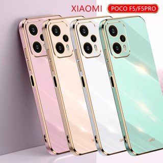 เคสซิลิโคนนิ่ม ทรงสี่เหลี่ยม กันกระแทก สําหรับ Xiaomi POCO F5 Pro F5Pro Redmi Note 12 POCOF5 POCOF5PRO