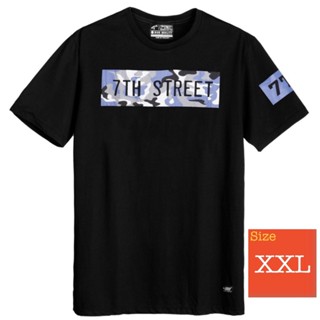 พร้อมส่ง ผ้าฝ้ายบริสุทธิ์ 7th Street เสื้อยืด ขนาด XXL รอบ อก 50 นิ้ว รุ่น PRG002XXL T-shirt