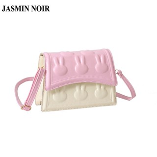 Jasmin NOIR กระเป๋าสะพายไหล่ หนัง PU ขนาดเล็ก แฟชั่นสําหรับสตรี