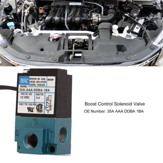 YiChe 3 พอร์ต 12V 5.4W Boost Control Solenoid Valve 35A AAA DDBA 1BA การเปลี่ยนวาล์วอิเล็กทรอนิกส์สำหรับ AEM