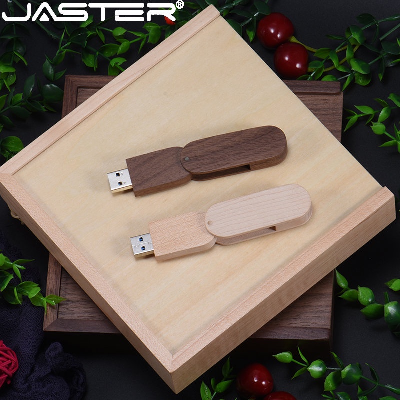 Jaster (ฟรีโลโก้ที่กําหนดเอง) แฟลชไดรฟ์ USB 128GB พร้อมกล่องใหญ่ USB 2.0 เมมโมรี่สติ๊ก 64GB ปากกาไดรฟ์ 32GB สตูดิโอถ่ายภาพ U Disk 16GB Pendrive 8GB USB Stick 4GB