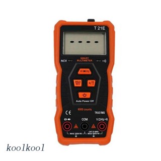 Kool T21E NCV มัลติมิเตอร์ดิจิทัลอัตโนมัติ AC/ สําหรับโวลต์มิเตอร์ DC True RMS Diode Hz Test