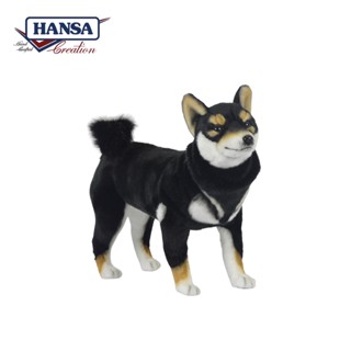 7242 ตุ๊กตาหมาชิบะ Shiba Inu Black Hansa Creation