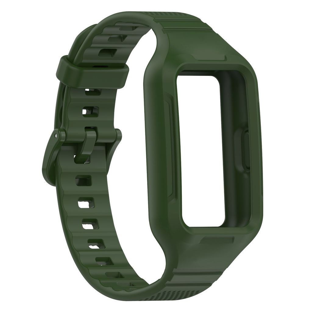 เคสซิลิโคน พร้อมสายคล้อง สําหรับ Huawei Band 9 8 7 6 pro Honor Band 6 7