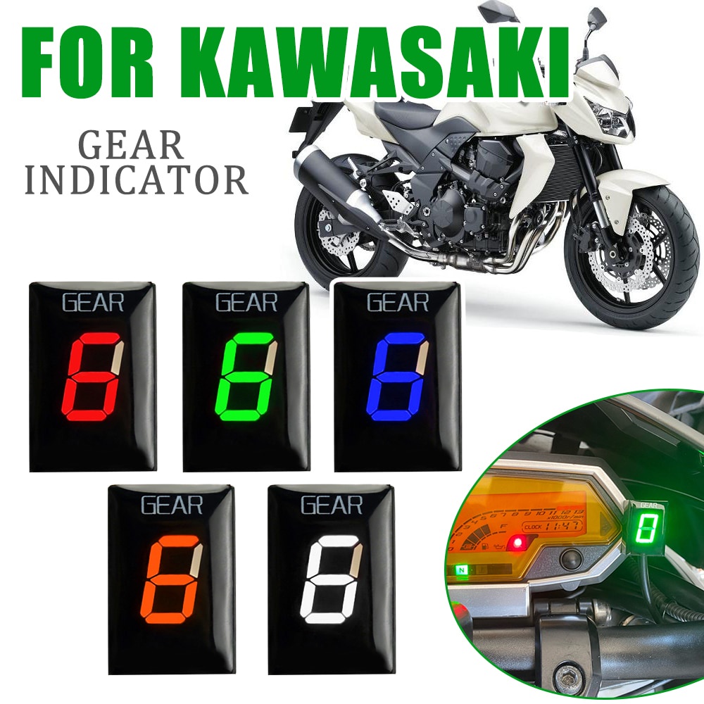ไฟแสดงสถานะเกียร์ อุปกรณ์เสริมรถจักรยานยนต์ สําหรับ Kawasaki ER6N ER6F Z750 Z800 Z800e Z1000 Ninja 300 ZX6R Ninja 650 Ninja 250 R