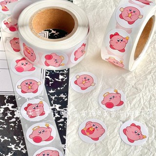 สติกเกอร์เทปซีล ลายการ์ตูน Star Kirby สไตล์ญี่ปุ่น สําหรับตกแต่งสมุดภาพ