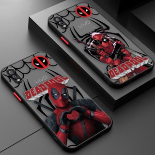 เคสโทรศัพท์มือถือ ผิวด้าน ลาย Deadpool Marvel Mean Super Hero สําหรับ VIVO Y93 Y95 Y91 C I Y85 A Y77 E Y76 S Y75 Y73S Y70 S Y67 Y53 S Y52S Y51 Y50T Y35 Y33S Y20 Y19 Y17 Y16 Y15S V5 S Lite 5G