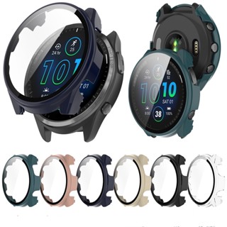 ฟิล์มกระจกนิรภัย ป้องกันรอย ขอบแข็ง สําหรับ Garmin Forerunner 965 Forerunner265 265s