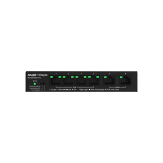 RUIJIE (RG-ES106D-P V2) 6-port 10/100Mbps Desktop Unmanaged Switch