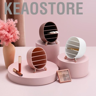 Keaostore Desktop Cosmetic Storage Box Large Space Makeup Lipstick   Compartment Storage Organizer