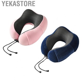 Yekastore Neck Pillow Ergonomic Design U Shaped Small Portable Memory Foam Neck Pillow for Travel Office Home