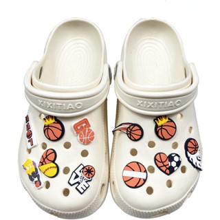 Jibbitz Nba Croc Jibbits Kobe Bryant จี้รูปรองเท้ากีฬาบาสเก็ตบอล สําหรับเด็ก