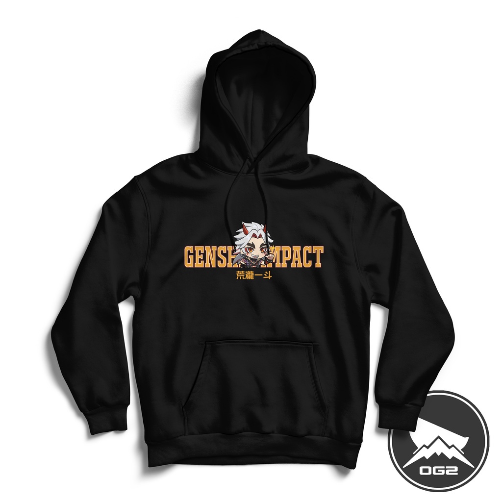 Hoodie เกม ito genshin impact G123 เสื้อแจ็คเก็ตผู้ชายผู้หญิง OG2 3B G