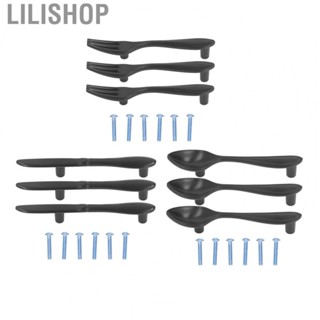 Lilishop Cutlery Cabinet Handles Cabinet Door Handle Carefully Cast for Wardrobe Door