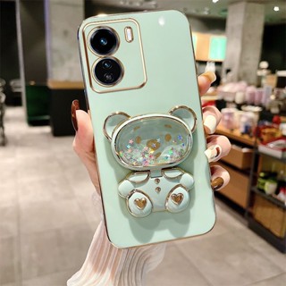 เคสโทรศัพท์ซิลิโคน TPU แบบนิ่ม ลายการ์ตูนหมี ป้องกันกล้อง สําหรับ VIVO Y36 5G Y78 Y78+ 5G Y78 5G