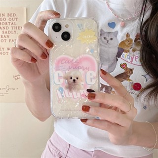 เคสโทรศัพท์มือถือ TPU กันกระแทก พิมพ์ลายลูกสุนัข สองชั้น สําหรับ iPhone 14 Pro Max 13 13pro 13prm iPhone 11 11pro 14plus 12Pro Max