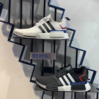 Ad Originals NMD_R1 Japan Pack Boost รองเท้าผ้าใบ สีดํา สีขาว สีฟ้า สีแดง สําหรับผู้ชาย EF2357