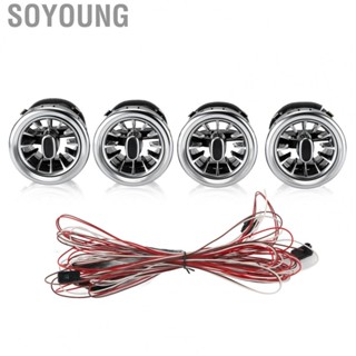 Soyoung 4pcs 3 Color Front  Vent Ambient Light Kit Vent