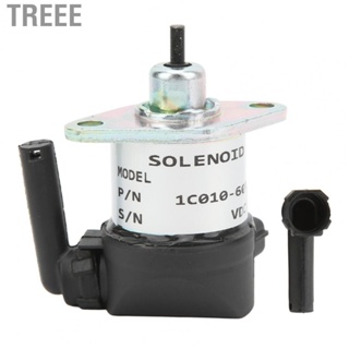 Treee 17208‑60015  Stable Performance High Sensitivity Fuel Shut Off Solenoid OEM Standard  for KUBOTA ENGINES D905 D1005 D1105 V1305