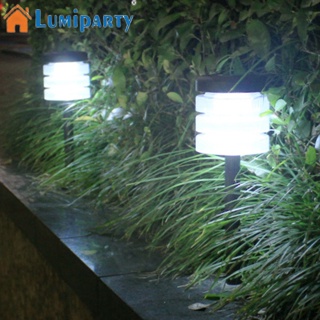 Lumiparty โคมไฟ Led พลังงานแสงอาทิตย์ กันน้ํา สําหรับตกแต่งสวน สนามหญ้า กลางแจ้ง 2 ชิ้น